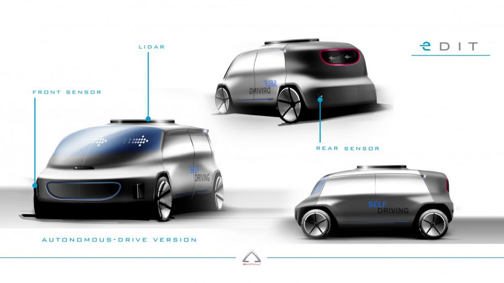 ‘EDIT’ Self-Driving Car EV TCO optimized - Open Motors